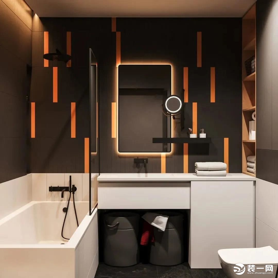 惠州浩天装饰水岸山城150m2——浴室效果图1