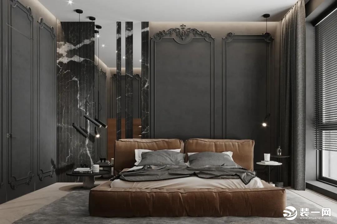 惠州浩天装饰星汇云锦203现在简约完工实景效果图——卧室