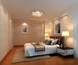 惠州浩天装饰别墅285平方欧式风格房间效果图
