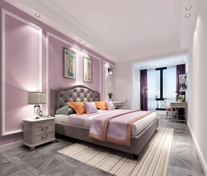 惠州浩天装饰海名苑157平方美式风格房间效果图