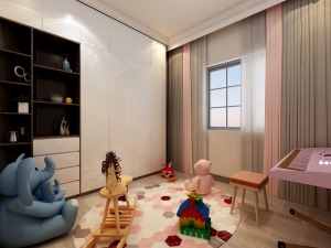 惠州浩天装饰星河丹堤V区146㎡现代轻奢风--儿童玩具房实景图