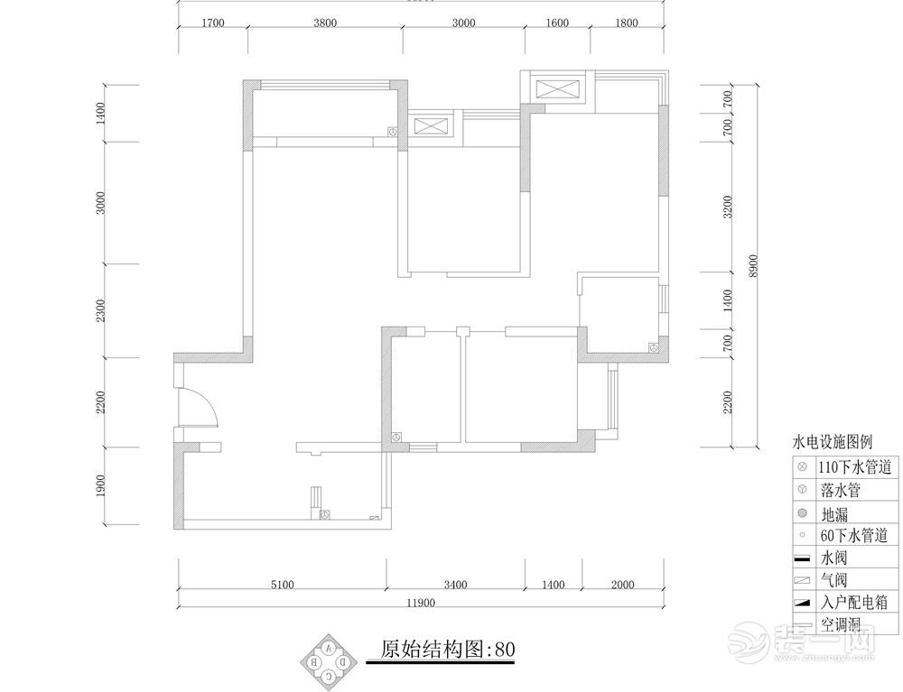 北岸江山原始结构图