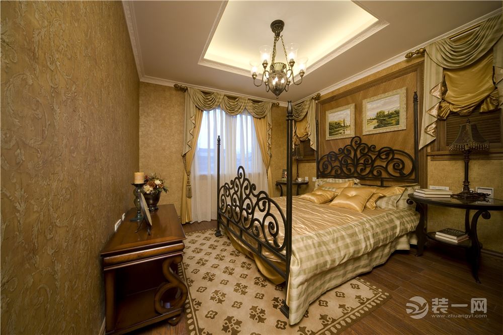美的家鸿馆－棕榈泉-美式-卧室