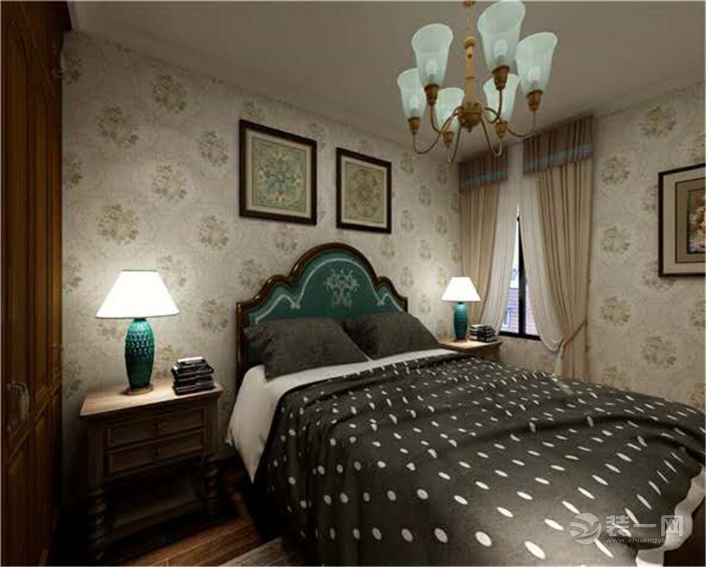 美的家鸿馆整装--和泓江山国际-美式-卧室