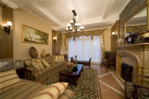 美的家鴻館－棕櫚泉-美式-客廳