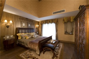 美的家鸿馆－棕榈泉-美式-卧室
