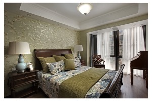 美的家鸿馆整装-棕榈泉-美式-卧室