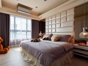 北京生活家装饰149平20万简欧风格-卧室