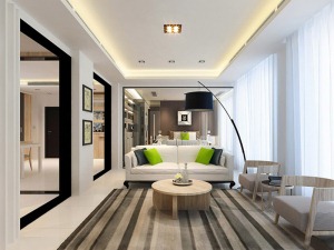 北京生活家-- 现代简约-126平米三居室装修设计