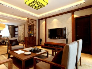 北京生活家-- 中式风格-180平米（观澜墅）别墅装修设计