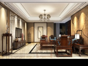 北京生活家—— 中式风格-200平米三居室装修设计（保利罗兰香谷）