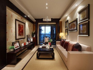 北京生活家—— 中式风格-116平米三居室装修设计（北京风景）