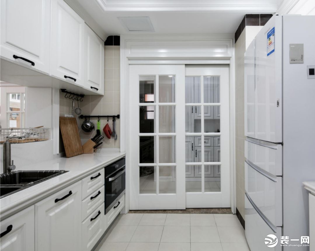 厨房  【丰立装饰】135平米现代美式风格实景案例造价14.1万