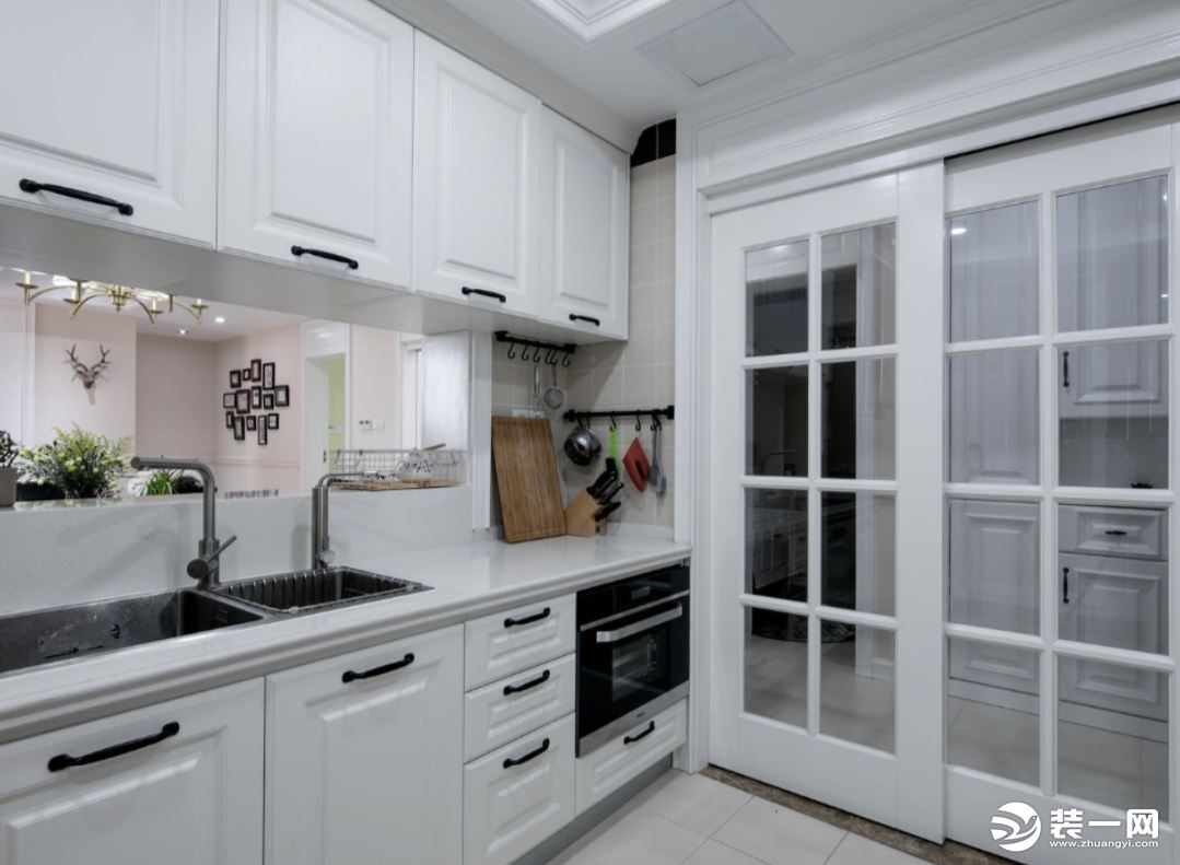 厨房  【丰立装饰】135平米现代美式风格实景案例造价14.1万
