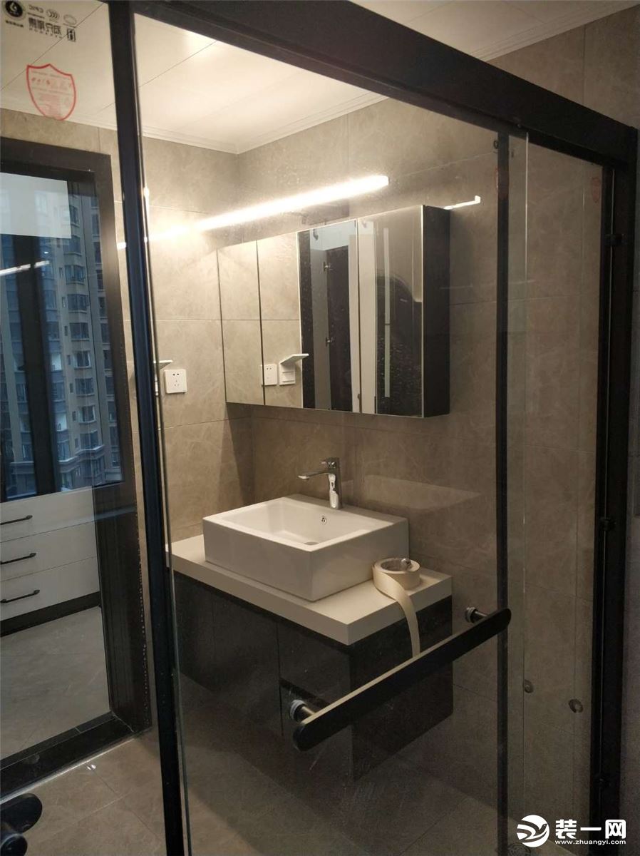 【丰立装饰】109平米三居室现代风格造价14万--卫浴