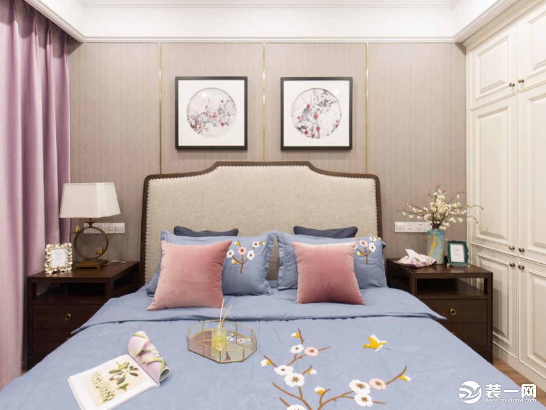 【丰立装饰】103平米美式轻奢风格赏析--卧室