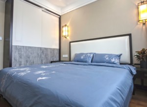 【丰立装饰】120平米现代中式禅意与现代感并存  卧室