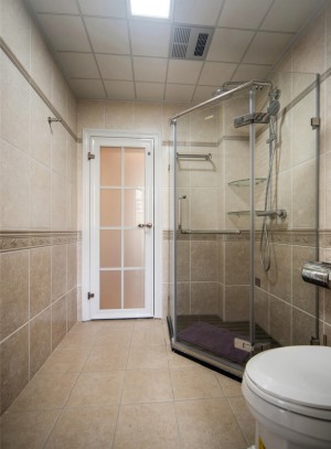 【丰立装饰】180平米现代美式案例赏析--卫浴