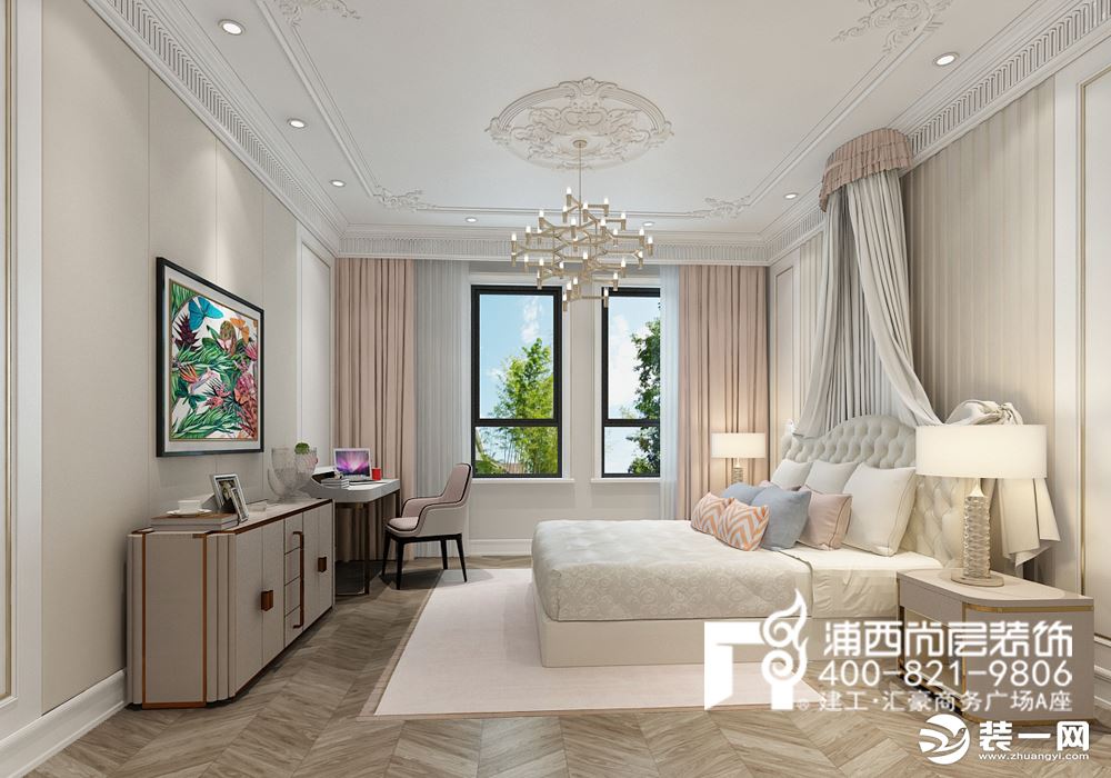 中海紫御豪庭 | 580㎡现代轻奢别墅设计案例效果图