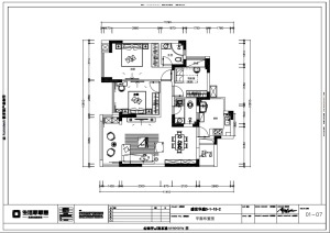 四房两厅三卫 套内面积大约200㎡  户型方正，各个房间区域划分合理，基本上不需要大的户型改动。