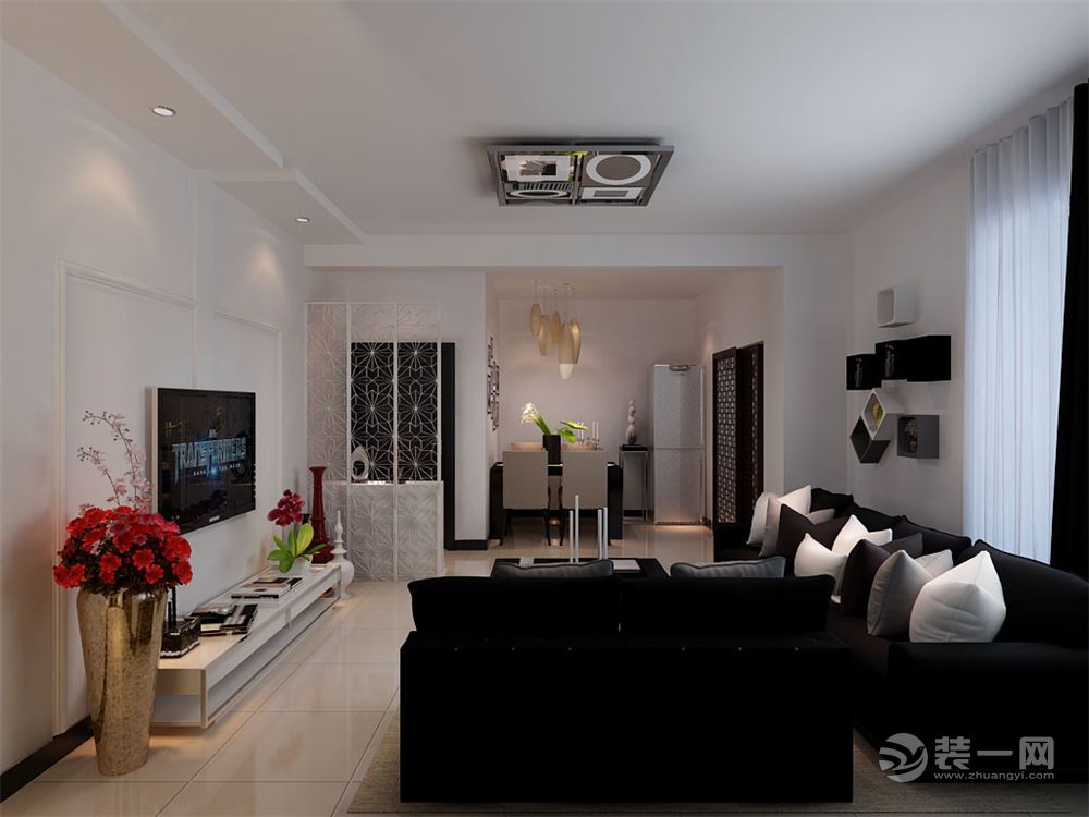 湘城德峰 89平 二居室 造价10万 北欧风格客厅