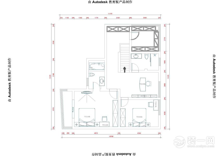 银河利港新城200平户型图