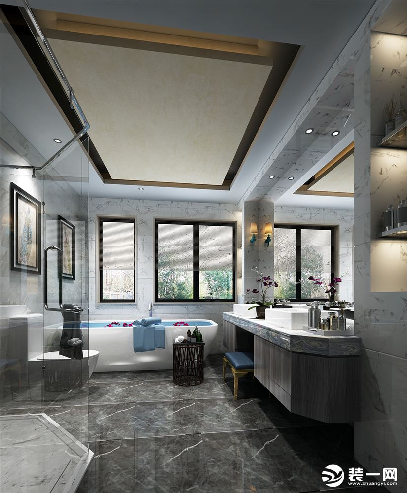汤臣湖庭550㎡现代奢华风格——上海星杰国际设计高峰作品