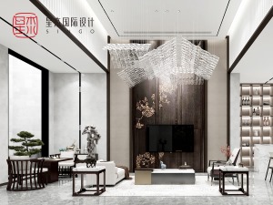 桃李春風400平新中式獨棟——星杰國際設計作品