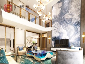 華僑城十號院900平輕奢——星杰國際設計作品