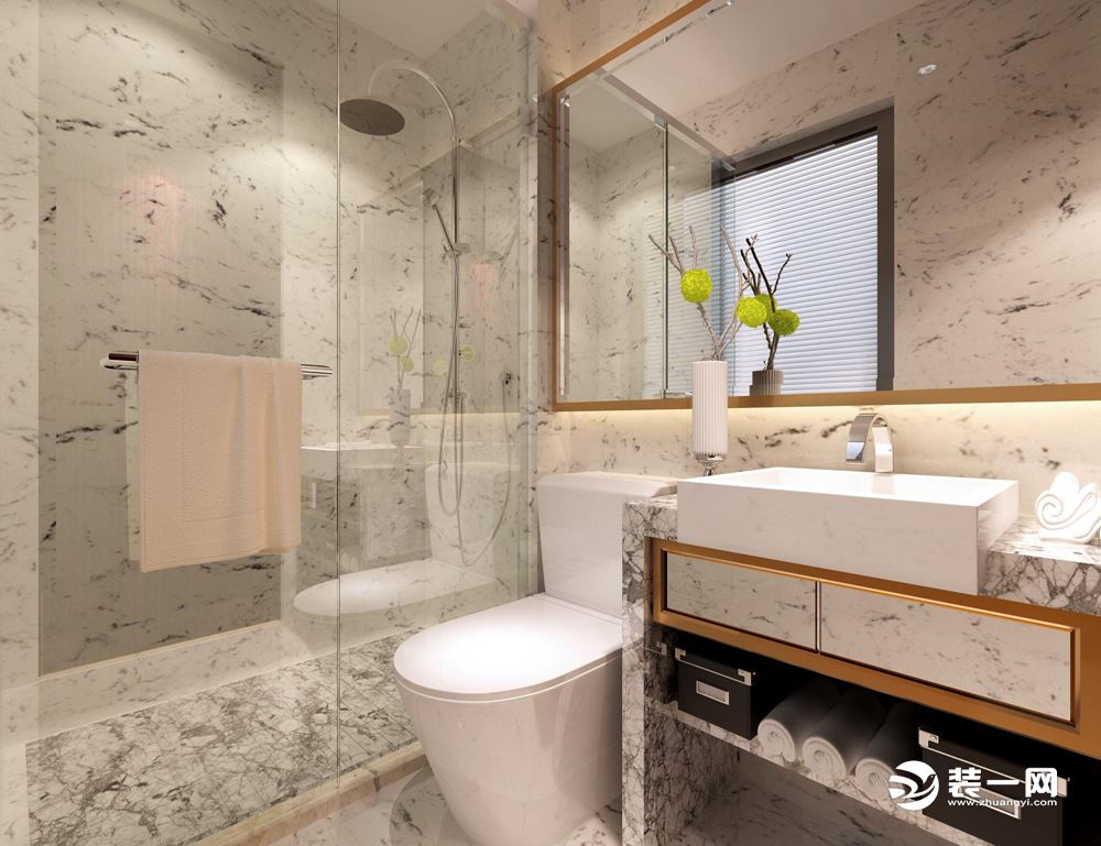 上海华悦家园卫浴间北欧风格装修效果图