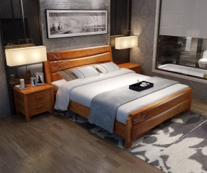 上海百汇园卧室现代简约风格装修效果图
