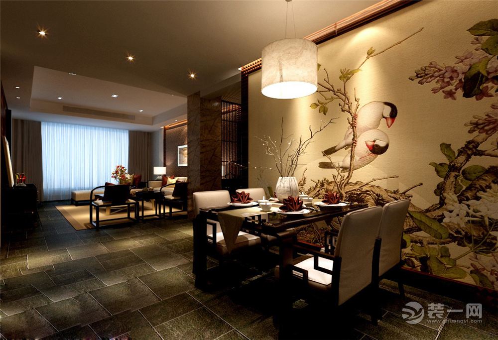 中式风格二居室餐厅