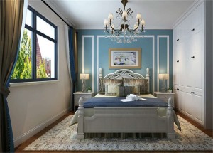金色豪庭136平米简欧风格~卧室效果图