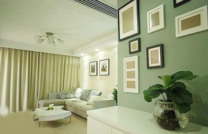 南昌万达文化旅游城99平米三居室现代简约风格案例图