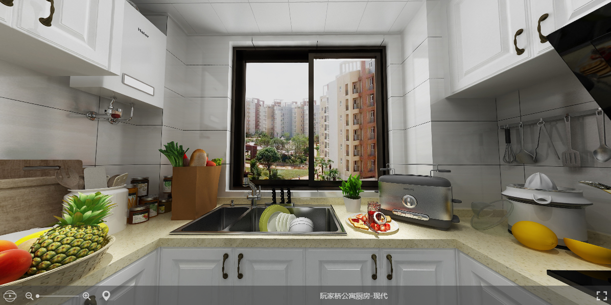 阮家桥公寓厨房-现代