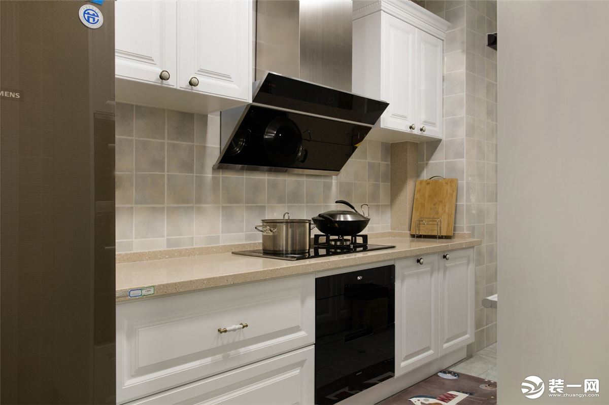 温州中心四居室美式风格装修效果图/厨房