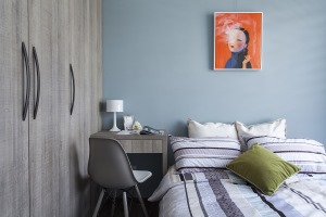 尚品半岛三居室现代风格装修效果图/卧室