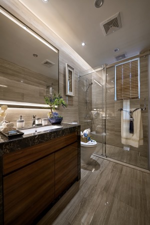 欧洲城四居室中式风格装修效果图浴室