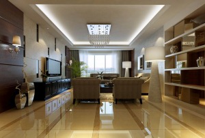 大连明秀山庄现代风格128平三居室客厅 客厅沙发