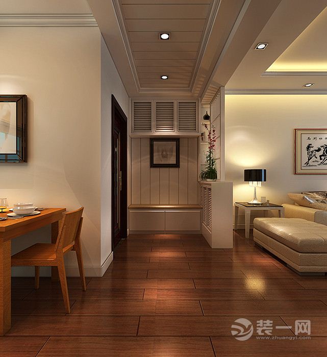 贵阳金元国际142平米三居室现代风格过道灯