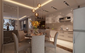 貴陽帝景傳說118平米三居室現代風格廚房燈具