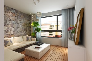 海大装饰-花果园203平米港式风格效果图休闲室