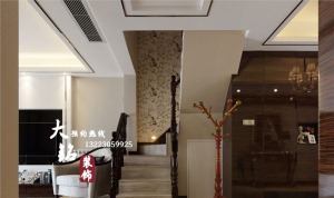 鄭州逸品香山復式128平現代風格樓設計裝修樓梯