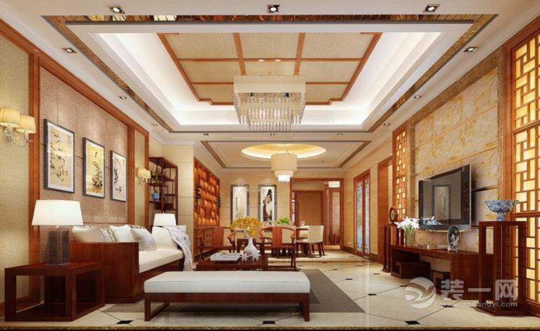 客厅，空间——本案具有：务实、规范、成熟的特点。在面积较大的居室中比较自由地发展自身的喜好。
