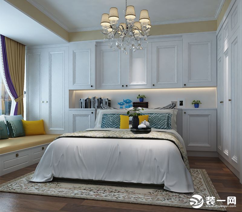 卧室：让我们疲惫的身体有一个舒适的休息区。