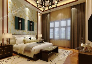 顺义东平里（105平）美美的中式风--卧室