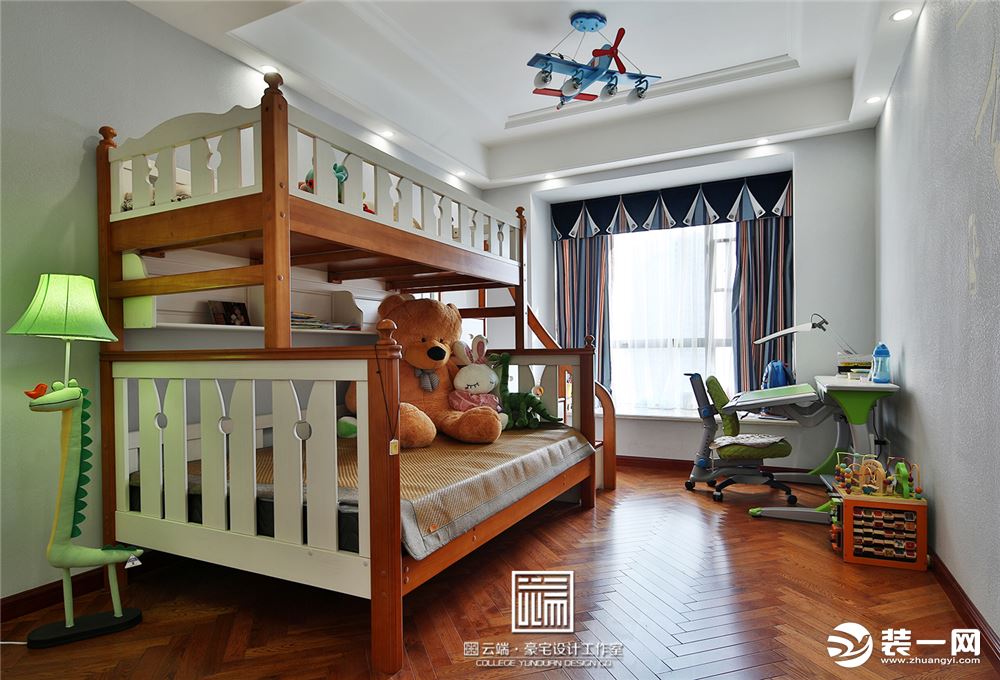 莱蒙都会清爽不沉重的168平欧式风格装修效果图儿童房可爱风欧式装修效果图