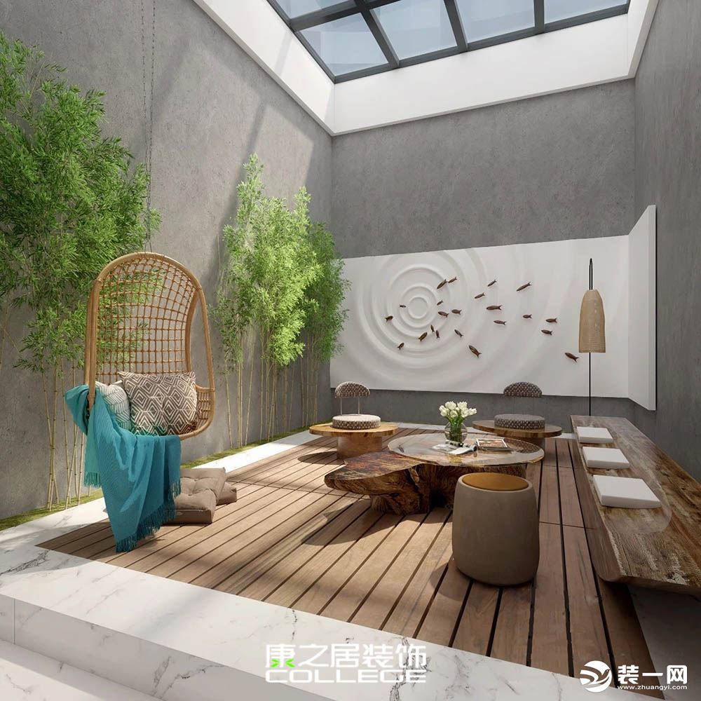 雍锦王府现代风格别墅大户型设计效果图案例布置图