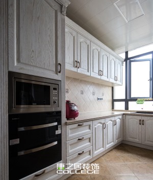 新力琥珀园简美风格装修家居设计案例实景厨房
