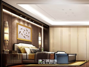 华宸龙隐山中式新古典风格设计装修图片案例休息室客房